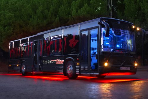 Benidorm Stag Party Bus