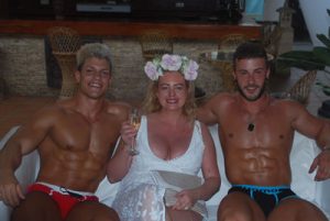 Hen party Butler in the buff Benidorm event