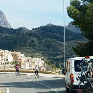 Downhill bike ride Benidorm party idea