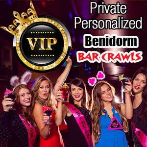 Benidorm Private hen party Bar Crawl