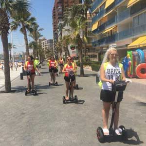 Benidorm hen party segway tour
